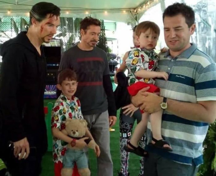 Chùm ảnh hậu trường thú vị của bom tấn Avengers: Infinity War